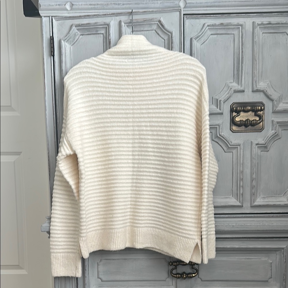 Madewell Cream Cowl Turtleneck Sweater - Picture 4 of 4